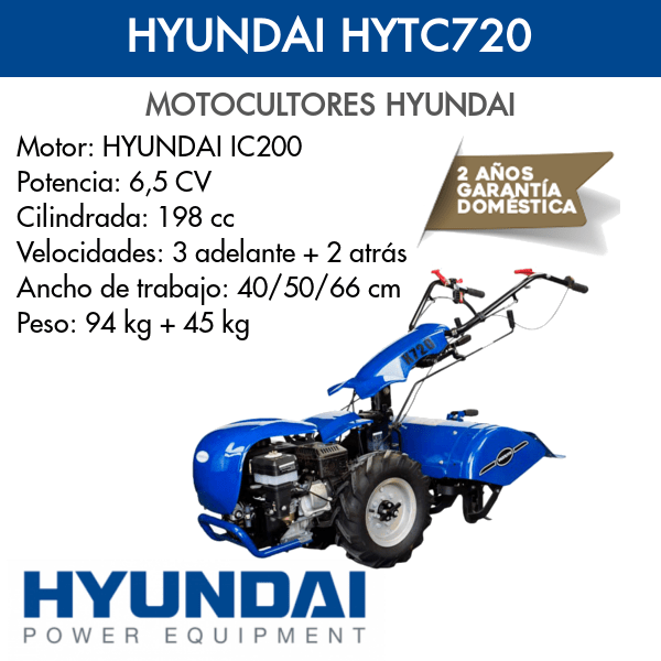 Motocultor Hyundai HYTC720